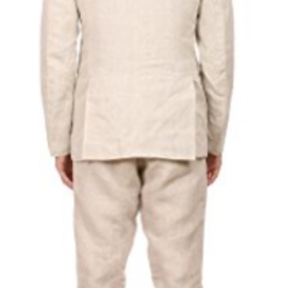 WINTAGE Men's 100% Linen Suit sz 50 - Picture 4 of 4